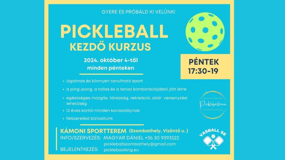 Pickleball kezd kurzus